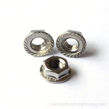 Hexagon Hex Flange Stainless Steel Nuts with Gasket